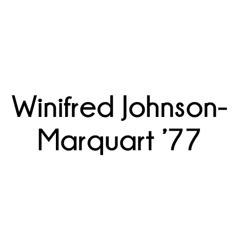 Winifred Johnson-Marquart '77