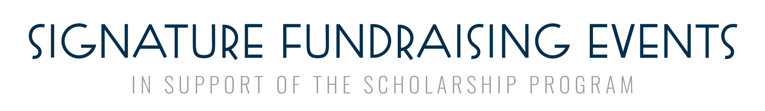 Signature Fundraising Events